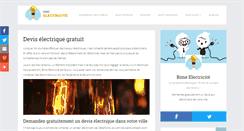 Desktop Screenshot of bime-electricite.com