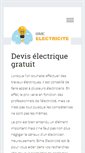 Mobile Screenshot of bime-electricite.com